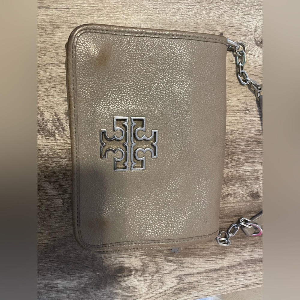 Tory Burch grey purse